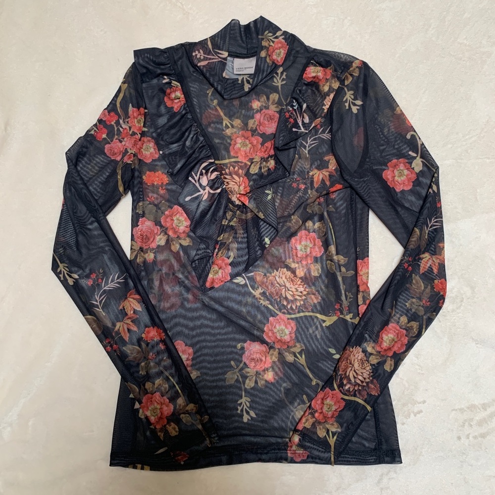 Vero moda floral long sleeve
